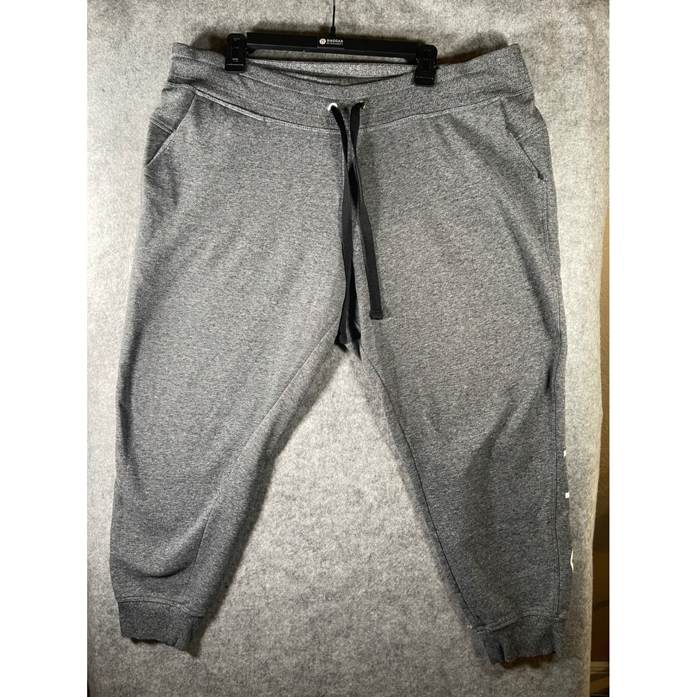 Calvin Klein Performance Womens XXL Gray Logo Jogger Sweatpants Heather Gray - Picture 9 of 10